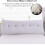Triangular Reading Pillow with Removable Cover for Bed Headboard Support Cushion 180x50x20cm 3