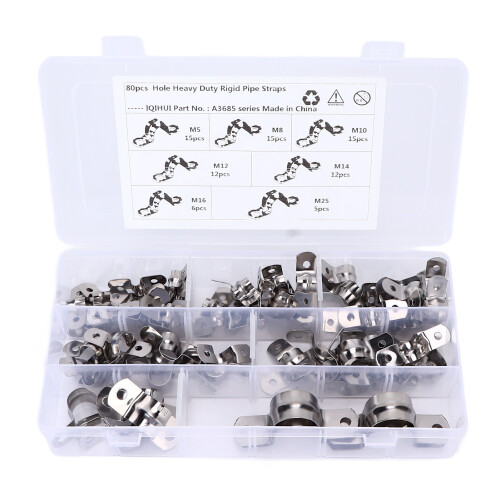 Σφιγκτήρες ιμάντα σωλήνων, Universal U Bracket U Clip Fastener Kit, Αντιοξειδωτική απόδοση,
