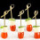100St Bamboe Knotprikkers Multi Kleur Voor Tapas En Snacks 4