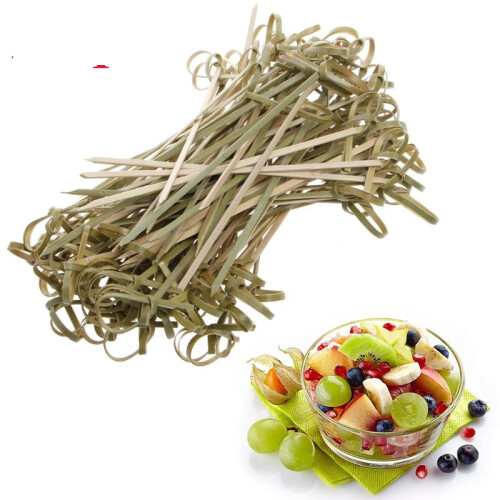 100St Bamboe Knotprikkers Multi Kleur Voor Tapas En Snacks 2
