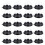 50St Zwarte Cupcake Opslagdozen Van Pe Voor Feest En 1