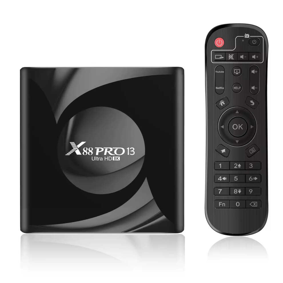 X88 Pro 13 Android Tv Box Rk3528 Android 13.0 8K Ultra Hd, 2Gb/16Gb, 4Gb/32Gb, 64Gb, Wifi 6 Bt 5.0, Hdmi 2.0, Usb 3.0 9365049488686
