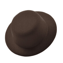 Fascinators colorés, couvre-chef tendance pour femmes,-Café noir