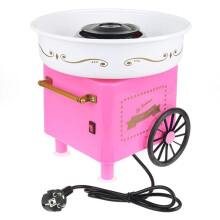 450W Cotton Candy Machine Retro Pink Maker with Quick HeatUp and Easy Clean for Kids Parties