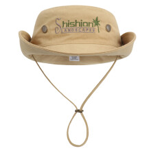 Chapeau seau avec lettres brodées, voyage de printemps,-chameau