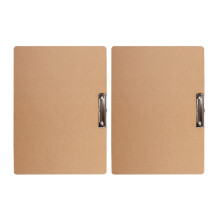 Creative Toolset, Low Profile Clip Drawing Board for Artistic Projects, ECO Friendly Hardboard, Set of 2