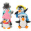2Ud Ornamento Acuario Pingüino Material Multicolor 10