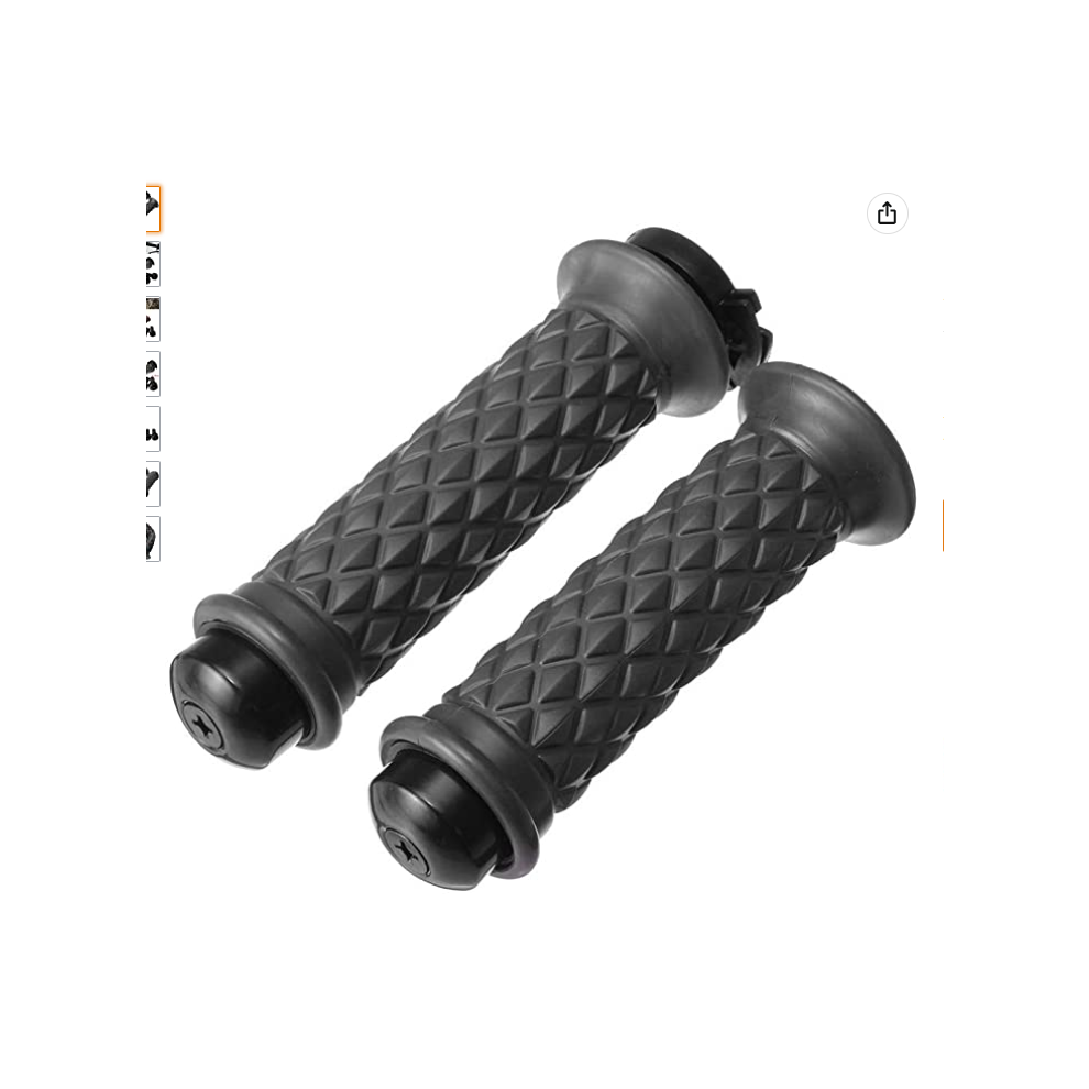Non Slip Gel Rubber Motorcycle Handlebar Grips W/ Skidproof Tpr Rubber Grip 4 Shock Resistant Twist Gas Throttle Handlebar Comfort Universal Fitment 9139052791701