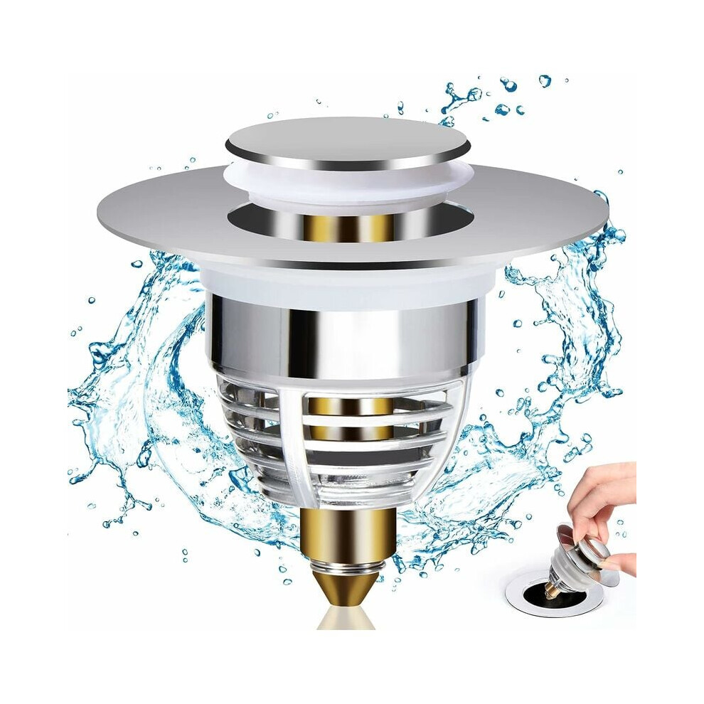 Sink Drain Strainer With Anti-Clogging Basket Filter, Save Money On Plumbing Bills, High-Quality Sturdy Material Ensures Durability, For Kitchen And B 9139052105645