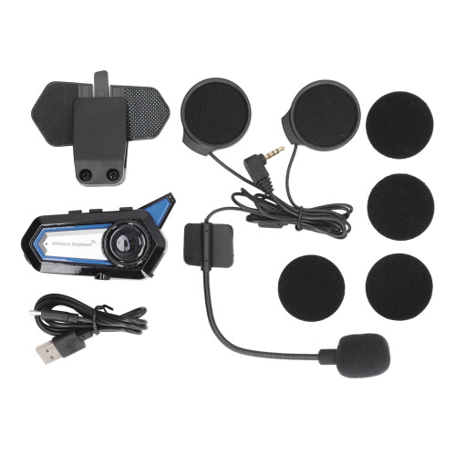 Ακουστικά Bluetooth Μοτοσικλέτας Μεγάλης Διάρκειας Αναπαραγωγής με Τεχνολογία