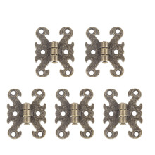5Ud Bisagras Vintage De Metal Dorado Para Cajas De Madera Y Muebles