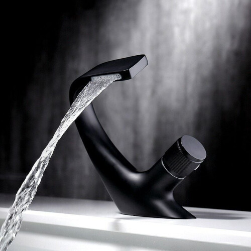 Solid Brass Construction Faucet, Durable Brass Body Resistant Finish for Bathroom Kitchen Sinks (18*13cm) 1