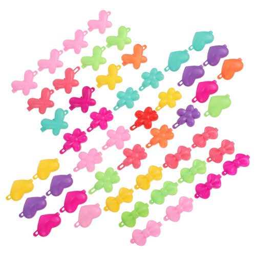 50Pz Clip Vari Decorazioni Per
