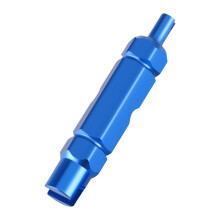 Valve Core Remover Tool Portable With Valve Extenders And Tire Wrenches For Easy Bicycle Installation