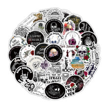Dark Romance Reader Stickers, 63 Pcs Stickers, Water Bottles Journal Scrapbook Waterproof, for Laptops, Cars, Skateboards, Men Caves Decorations