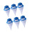 6 stuks effectief drijvend filter wasgoed, haar- en-Blauw 1