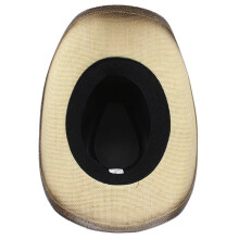 Chapeaux de Cowboy occidentaux pour adultes, chapeaux-riz brun