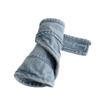 Bonnet de pépinière vide, chapeau de-noeud papillon bleu clair