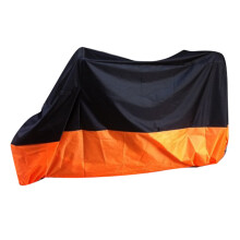 Motorradabdeckung, winddicht, universell passend, wasserdicht, atmungsaktives Material, Staubschutz, doppelt genähte Nähte, Sonnenschutz für