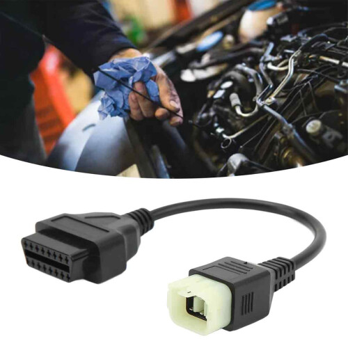 CANBUS Cable 4 Motorcycle Diagnostics OBD2 Diagnostic Adapter w/ ECU Tune Fault Code Reader Programming Reading Code Data Transmission Plug & Play 1