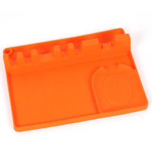 Repose-cuillère en silicone résistant à la chaleur et sans BPA, idéal pour ranger plusieurs cuillères et ustensiles sur votre plaque de cuisson,