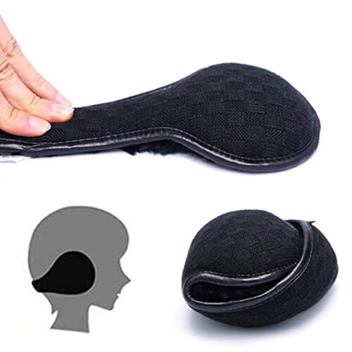 Χειμερινά θερμαντικά αυτιών, Unisex κλασικά ωτοασπίδες, πτυσσόμενα, πίσω από το 1