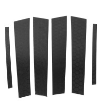 Carbon Fiber Interior Trim Decor Sturdy & Durable Anti Scratch Sticker Resistant To Aging & Abrasion Lightweight Material Elegant Appearance