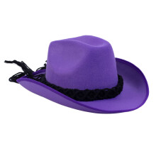Chapeau de Cowgirl résistant à l'usure pour femme et-Violet