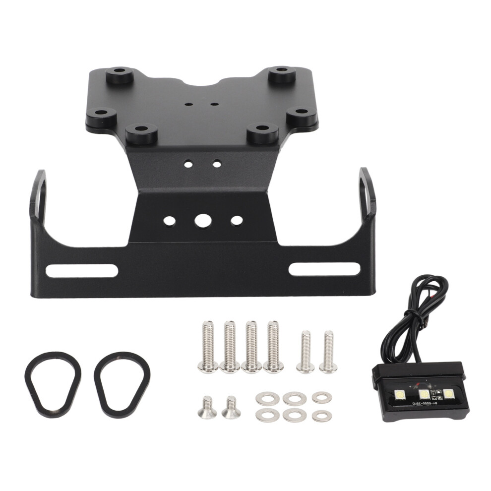 License Plate Holder W/ Led 4 Tenere700 2019+, Cnc Processing Technology Corrosion Resistance Mounting Bracket, Adjustable Inclination Light 9139052773950