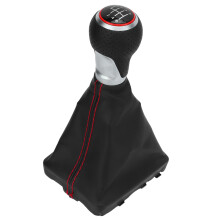 Buton schimbător manual pentru Audi A6C6 2004-2011, Buton schimbător viteze cu ansamblu bază suport, schimbări rapide premium Build4Smooth, Husă