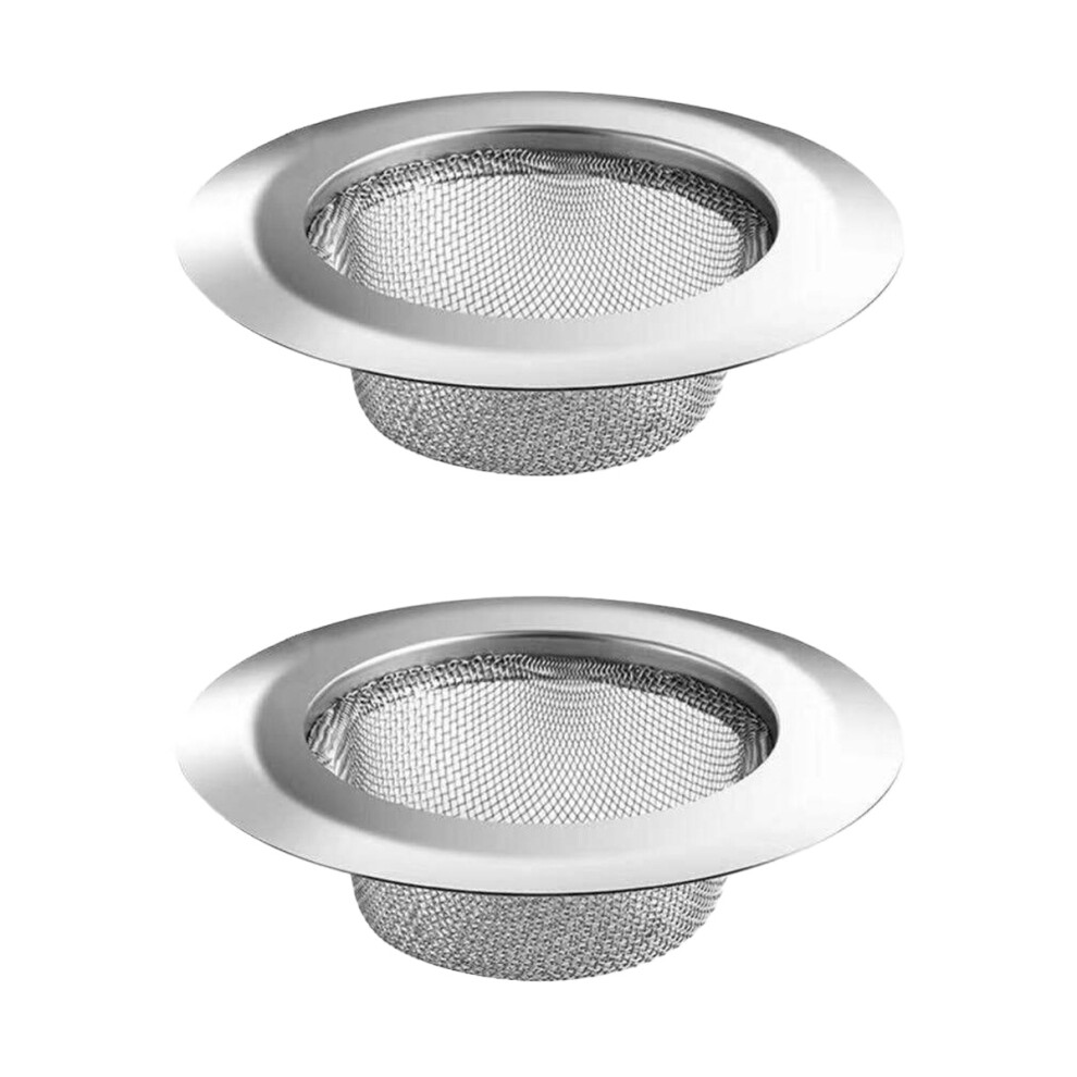 Anti Clogging Mesh Sink Strainer, Stainless Steel Kitchen Mesh With Large Wide Rim For Rust-Proof Efficiency, Universal Size, Micro-Perforation Ensure 9139052115705