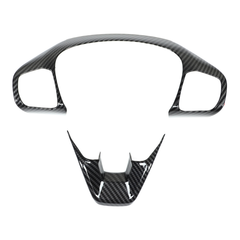 Steering Wheel Covers 4 Modern Vehicles Interior Accessories Carbon Fiber Style Scratch Resistant & Durable Abs Plastic Excellent Styling W/ Long 9139052793064