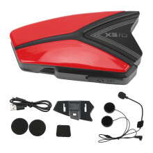 Ασύρματα ακουστικά Bluetooth για μοτοσικλέτα, αμφίδρομη ενδοεπικοινωνία, μείωση