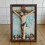 Jesuses Christus beeldje met frame Jesuses kruisbeeld standbeeld 5
