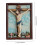 Jesuses Christus beeldje met frame Jesuses kruisbeeld standbeeld 3