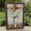 Jesuses Christus beeldje met frame Jesuses kruisbeeld standbeeld 7