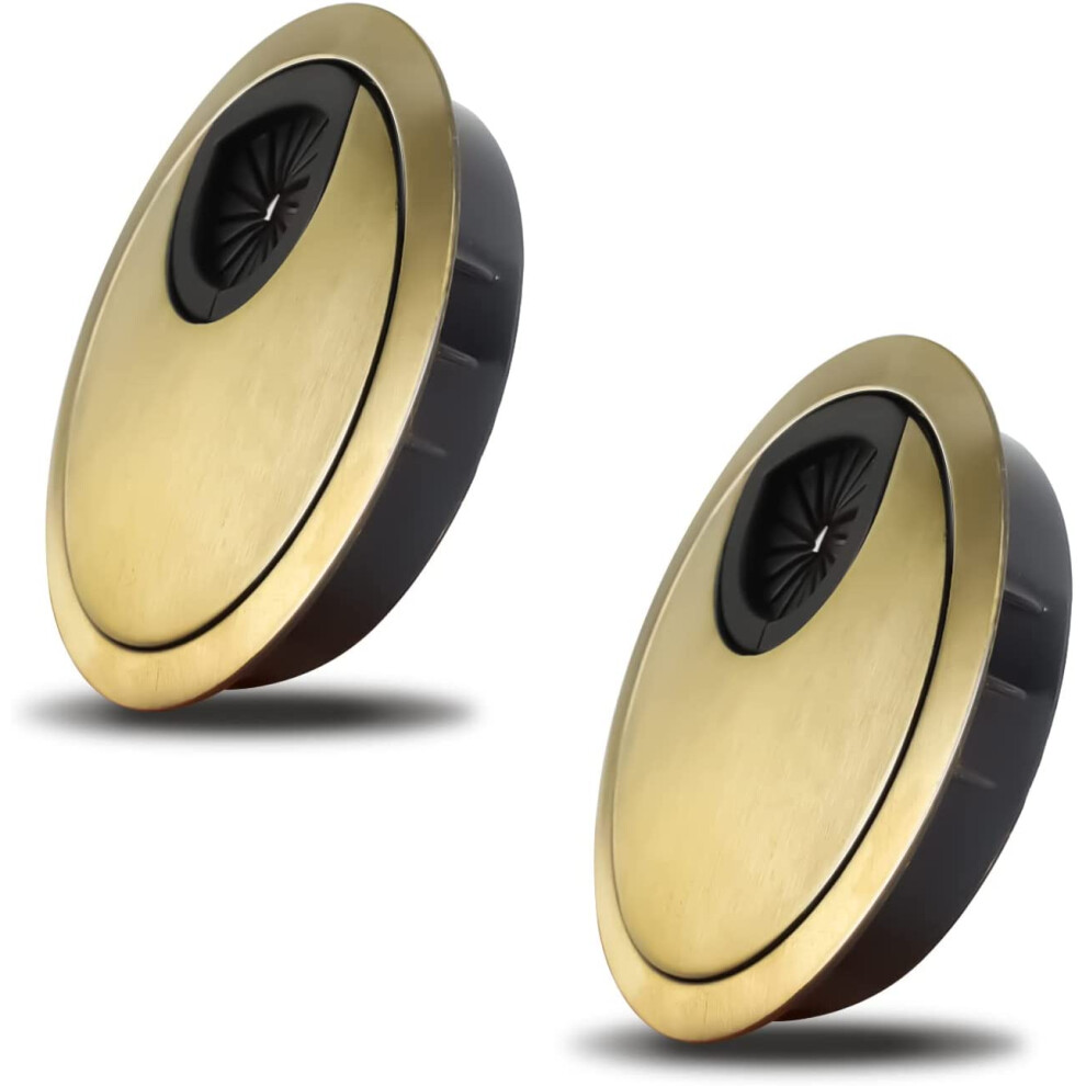 Durable Desk Grommets For Multifunctional Usage, Bronze Tone Offers Aesthetic Appeal While Zinc Alloy Provides Unmatched Durability, Perfect For Cable 9198585295087