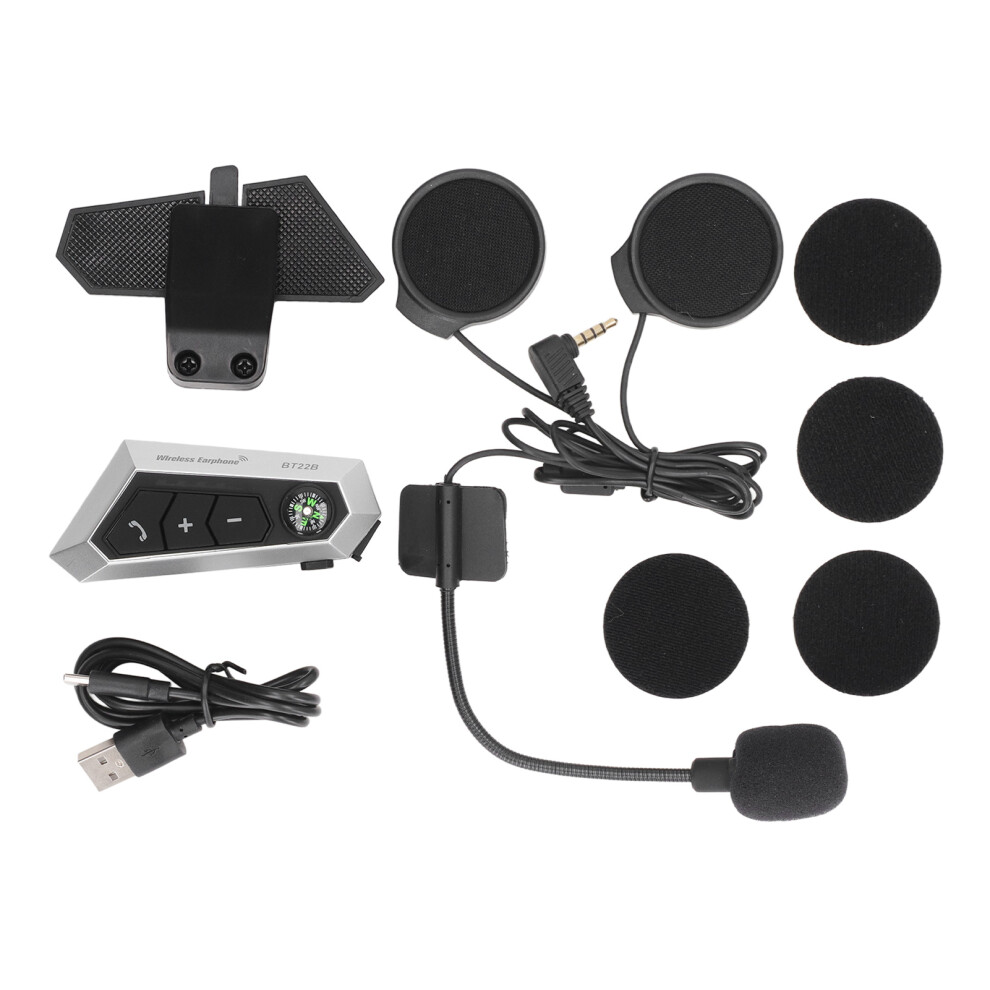 Helmet Intercom Headset Cvc Noise Cancellation Motorcycle Headset W/ Bluetooth 5 3 Waterproof Sports Headset Dsp Noise Cancelling Long Battery Life 4 9139052774056