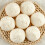 6Pcs High Simulation Steamed Stuffed Bun Model White Kitchen Toy 7