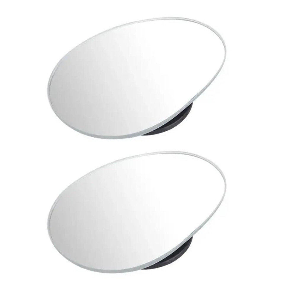 Heated Wing Mirror Glass 2Pcs Set Wide Angle Blind Spot Mirrors, 360 Degree Adjustable, Frameless Round Mirror 9365049489515