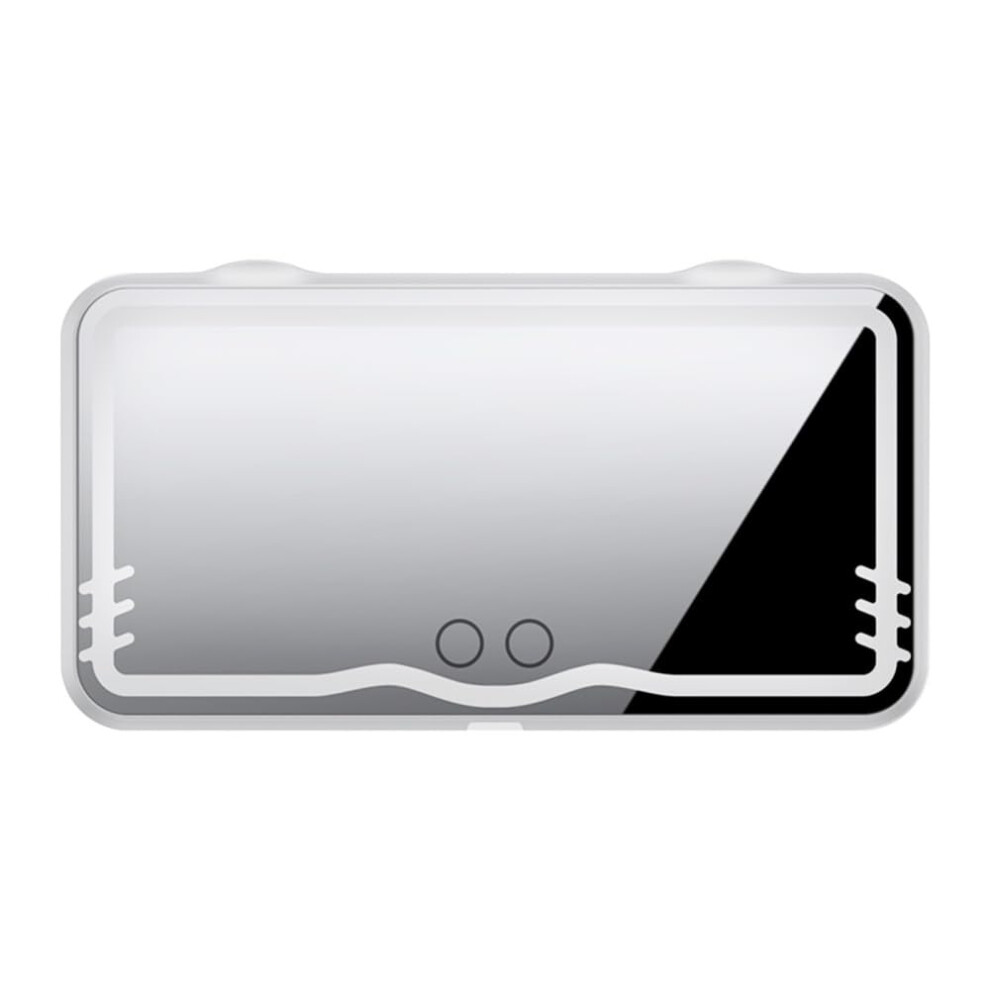 Car Visor Makeup Mirror With 3 Modes, Rechargeable Led Vanity Mirror For Car Truck Suv Light/White 9365049489669