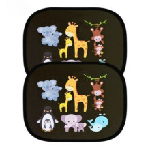 Parasole per finestrini auto Sun Glare Protection Car Window Shade4Babies con protezione UV certificata, confezione da due - Facili da applicare,