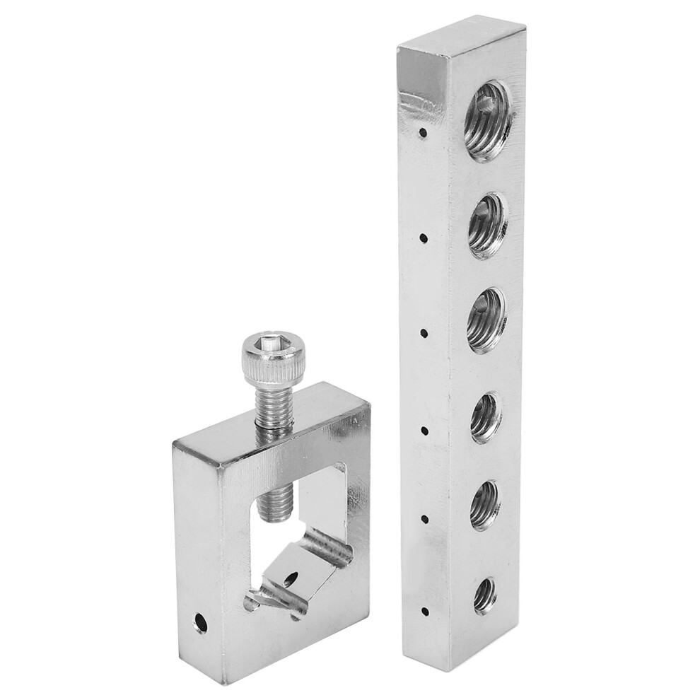 Nut Drill Jig Eliminate Drill Bit Slippage Avoid Drill Bit Breakage Support Drill Bits High Hardness Carbon Steel Tool For Drilling Nuts And Bolts 9139052773097
