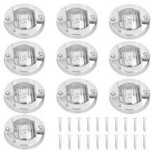Solas Loingseoireachta Mara Deic Lights4Boats Uiscedhíonach IP67 Soilse Cúirtéise Bád Faoi Uisce Ard-Gile SMD LED Úsáid Uilíoch Leantóirí