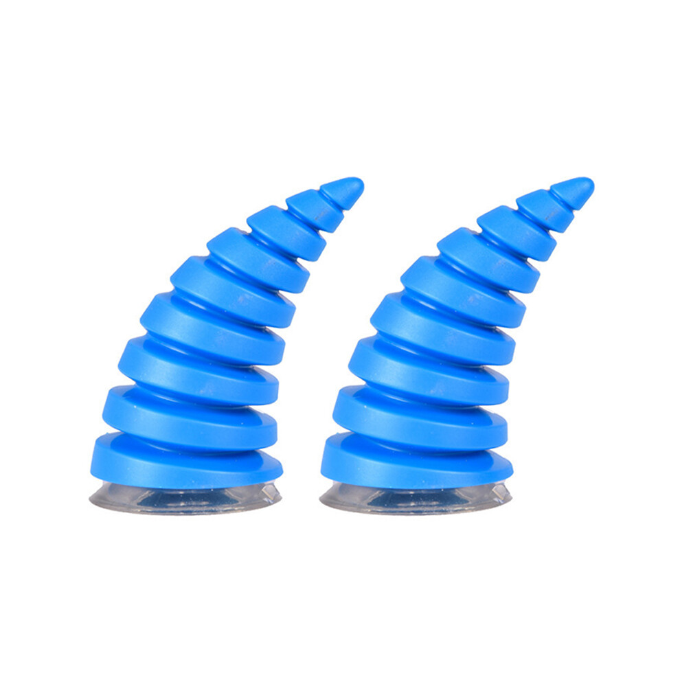 Devil Horn Design Helmet Accessories For Motorcycle Helmet Universal Fit With Sucker Mount 3D Car Hood Stickers Rubber Material Helmet Horns 9139052774155