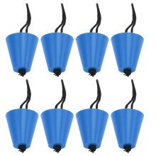 Función de drenaje Fácil de quitar Diseño con cordón Material de silicona resistente Tapones de desagüe universales para kayak Tapones de kayak