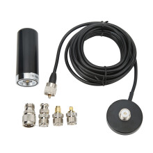 Matalaprofiilinen Antenna4Amatööriradio, kaksikaistainen VHF UHF -peittoalue parannetulla UHF-vastaanotolla ja jatkokaapelilla, vahva magneettinen