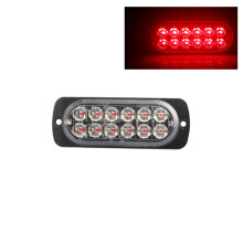 Barra luminosa stroboscopica di emergenza con lente in policarbonato impermeabile, luci di segnalazione a LED ultra sottili e lampeggianti,