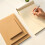 Blocco Note Carta Kraft Marrone Chiaro Taccuino Per 5