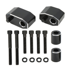 Kit di estensione pedana per guidatore 4Harley Motorcycles Migliora lo spazio per le gambe con costruzione resistente alla corrosione, compatibile